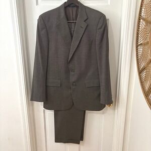 Loro Piana Brooks Brothers 42 Rg 36 X 30 Wool Suit Jacket and Trousers FLAW READ